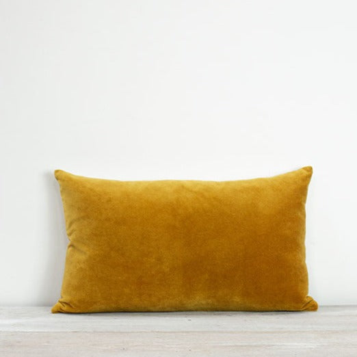 Velvet Cushion -Turmeric