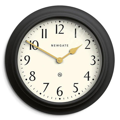 Large Decorative Wall Clock - Dark Grey