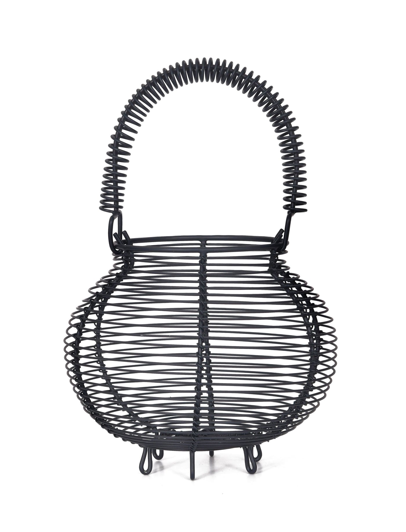 Wirework Egg Basket - Carbon