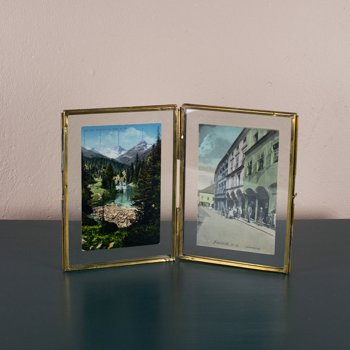 Dana Folded Frame 5 x 7 - Antique Brass - Mrs Robinson