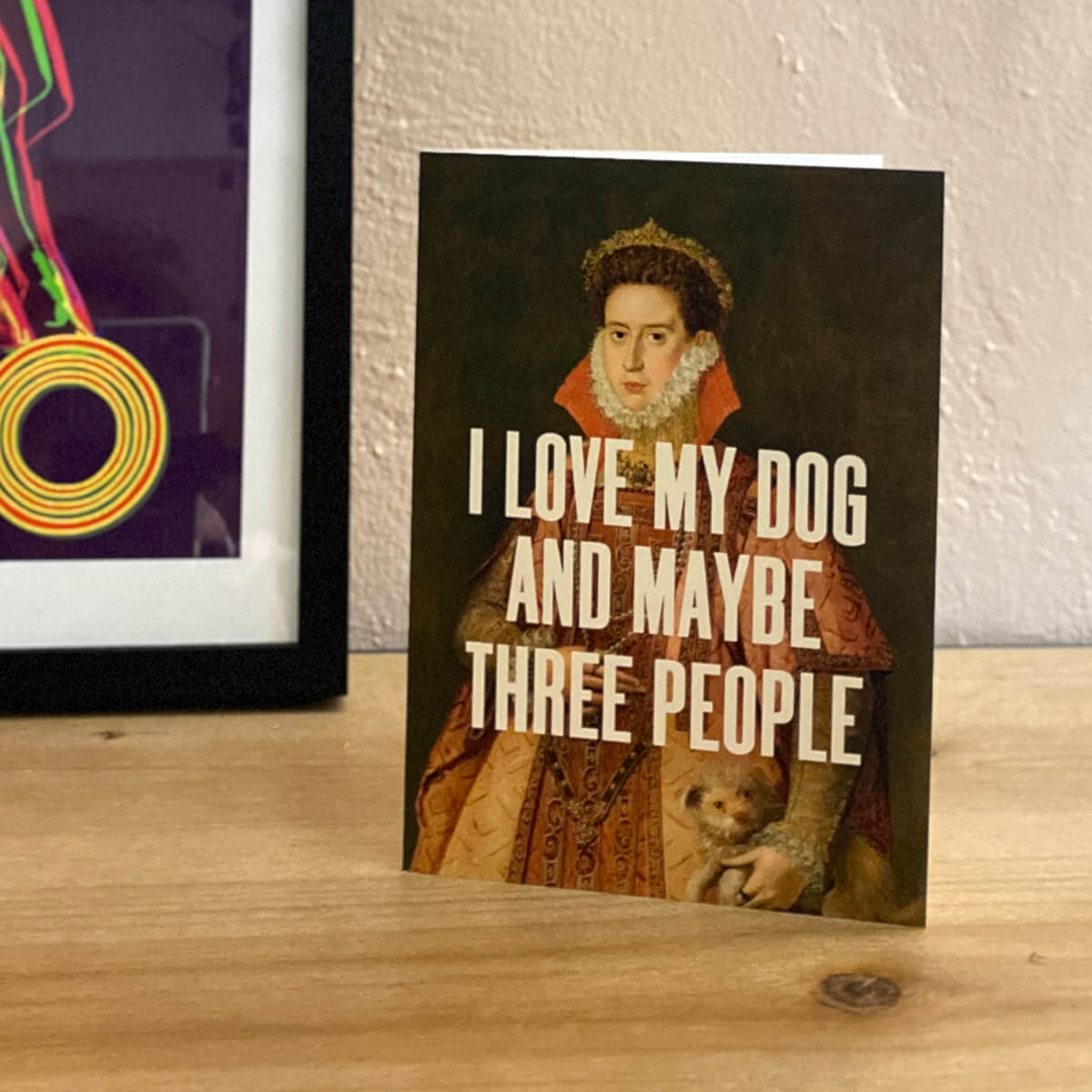 'I Love My Dog' Card