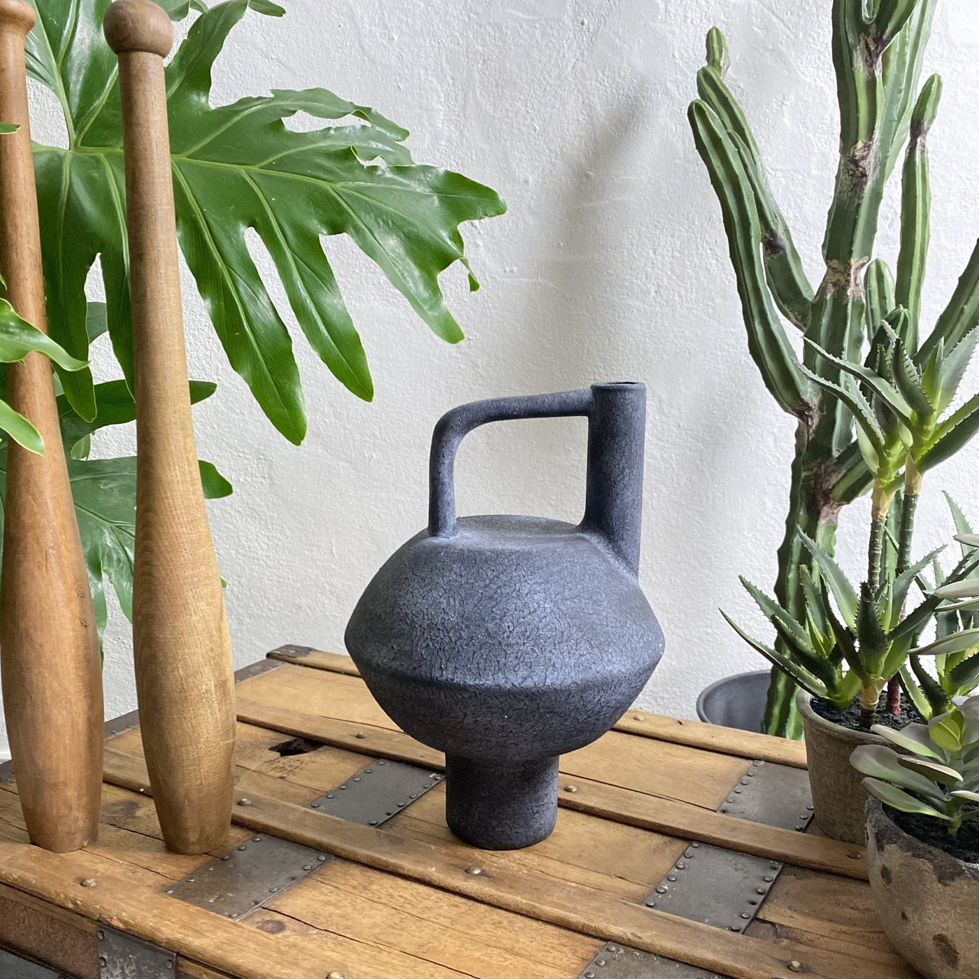 Stoneware Belly Vase