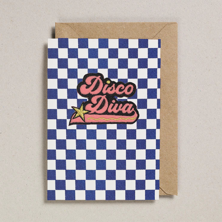 Disco Diva 'Iron On Patch' Greeting Card - Mrs Robinson