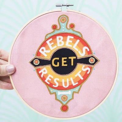 Rebels get Results embroidery