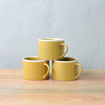 Ceramic Mug In Mustard - Mrs Robinson