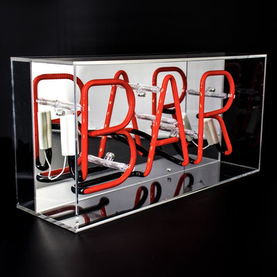 'Bar' Neon Sign - Red