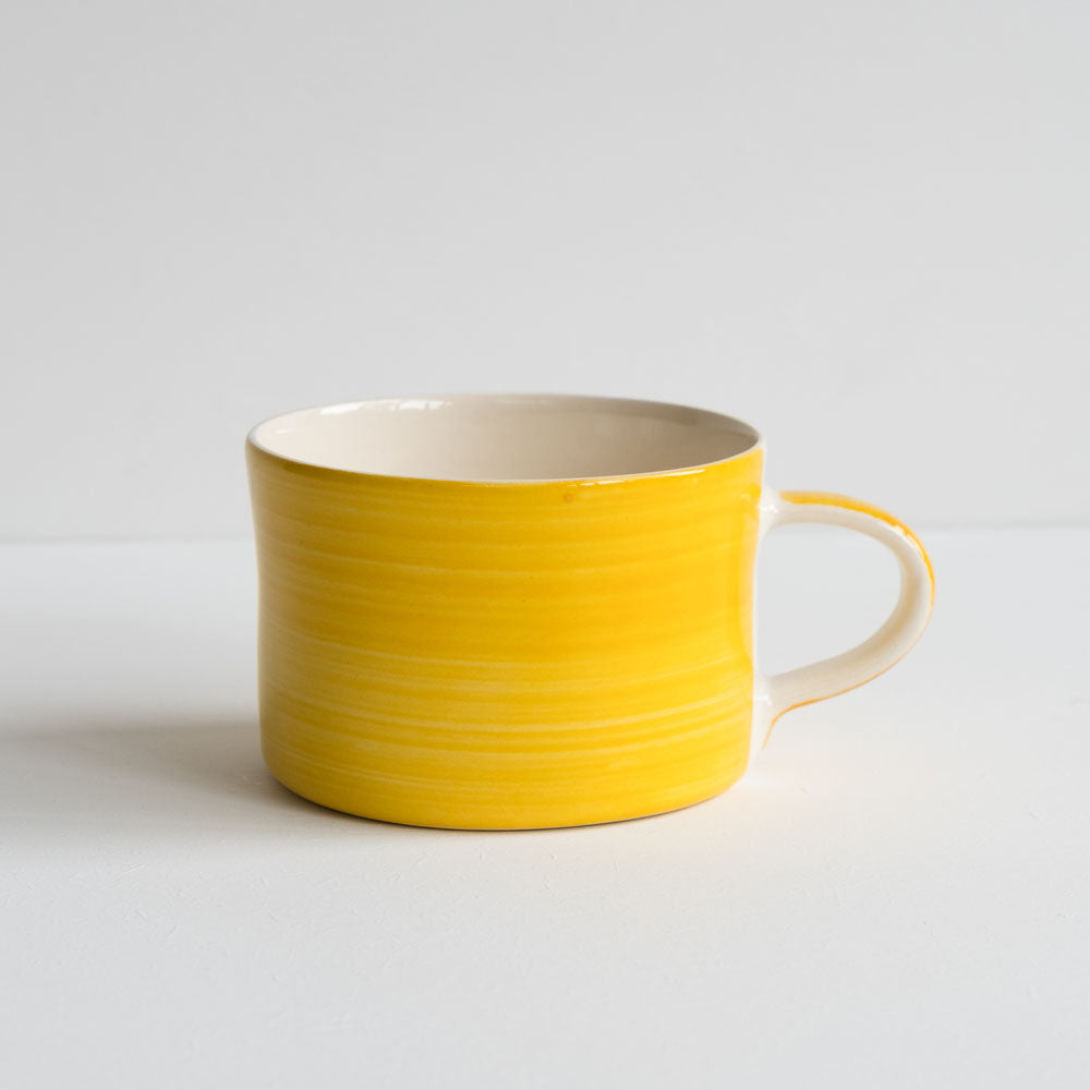 stoneware mug - turmeric yellow