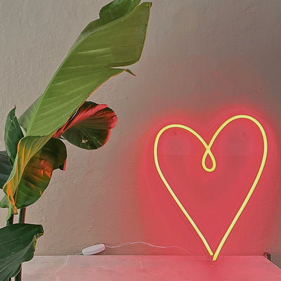 Love Heart Neon Wall Light
