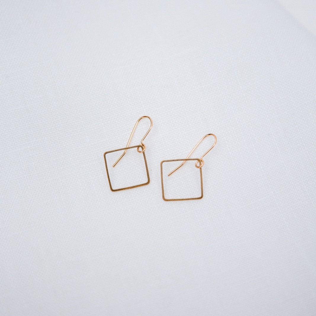 Simple Square Earrings