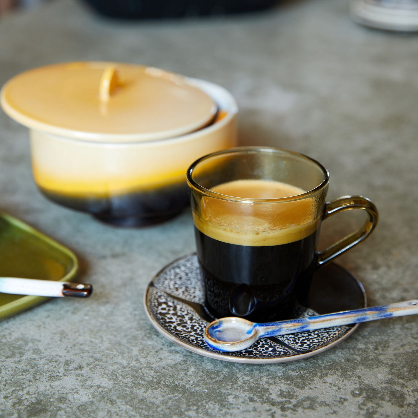 70s Ceramics: Spoons - Medium Set/4