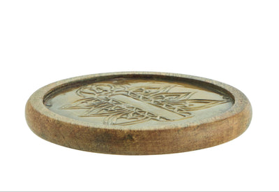 Reclaimed brass coaster-Individual