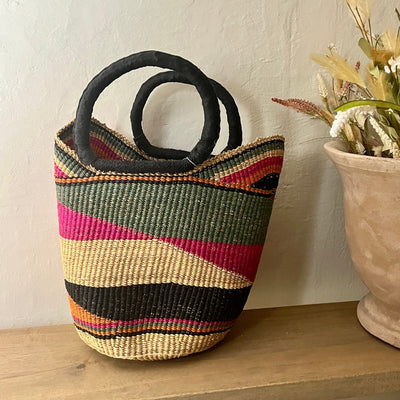 Handwoven U Shopper-Mrs Robinson