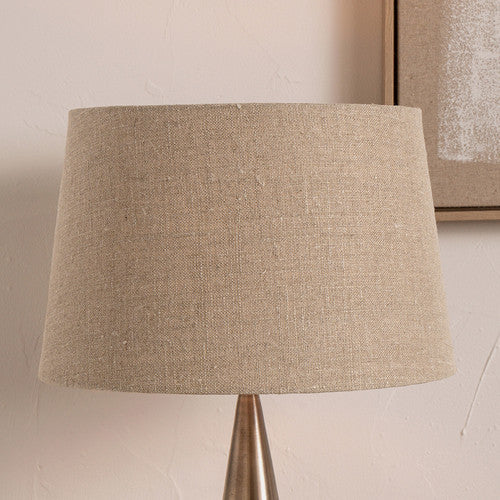 Natural Linen Tapered Shade