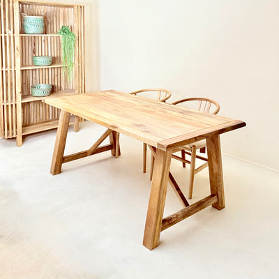 Solid TRESTLE DINING TABLE- Various Sizes