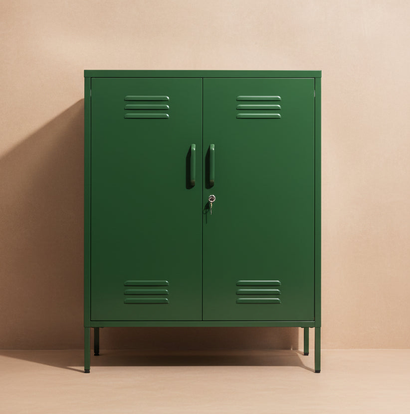 Utility Steel 2-Door Locker - Vintage Green – Mrs Robinson