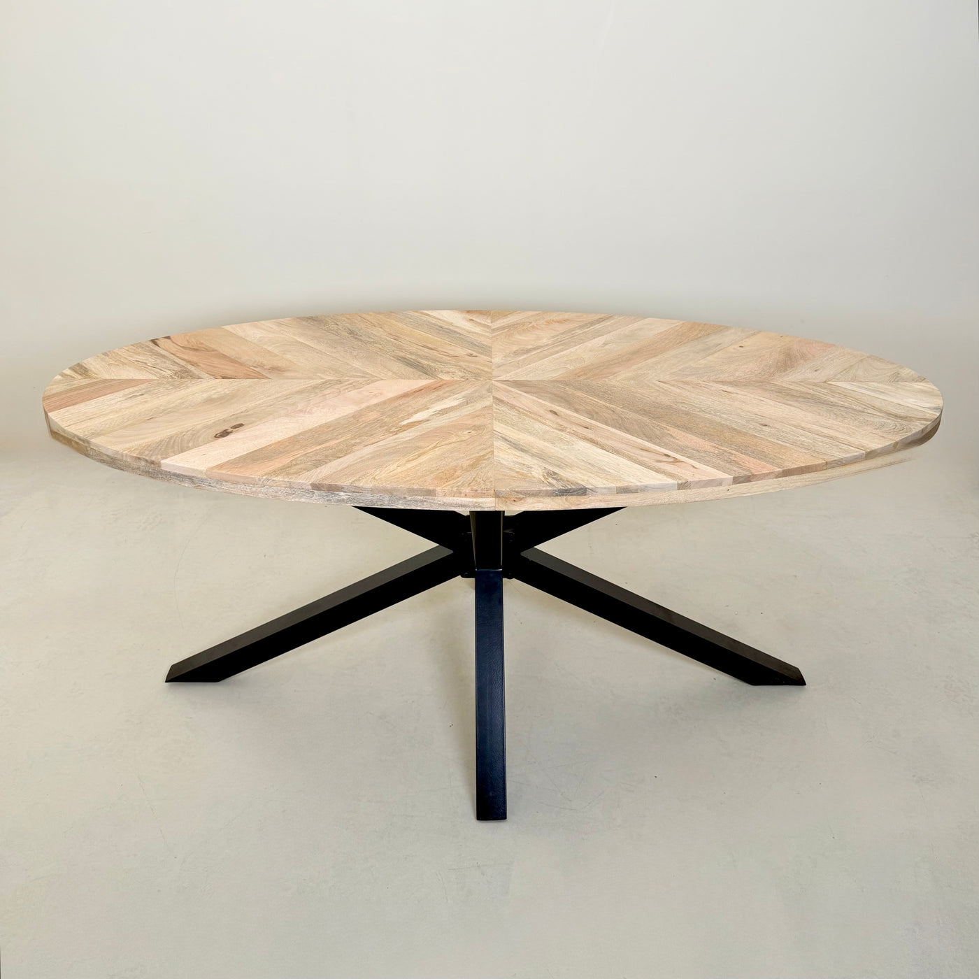 Sunray Oval Dining Table-180cm