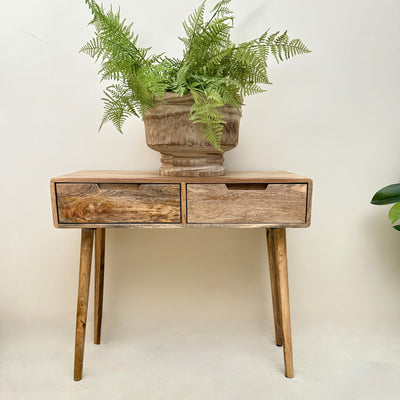 Console table with plant-Mrs Robinson