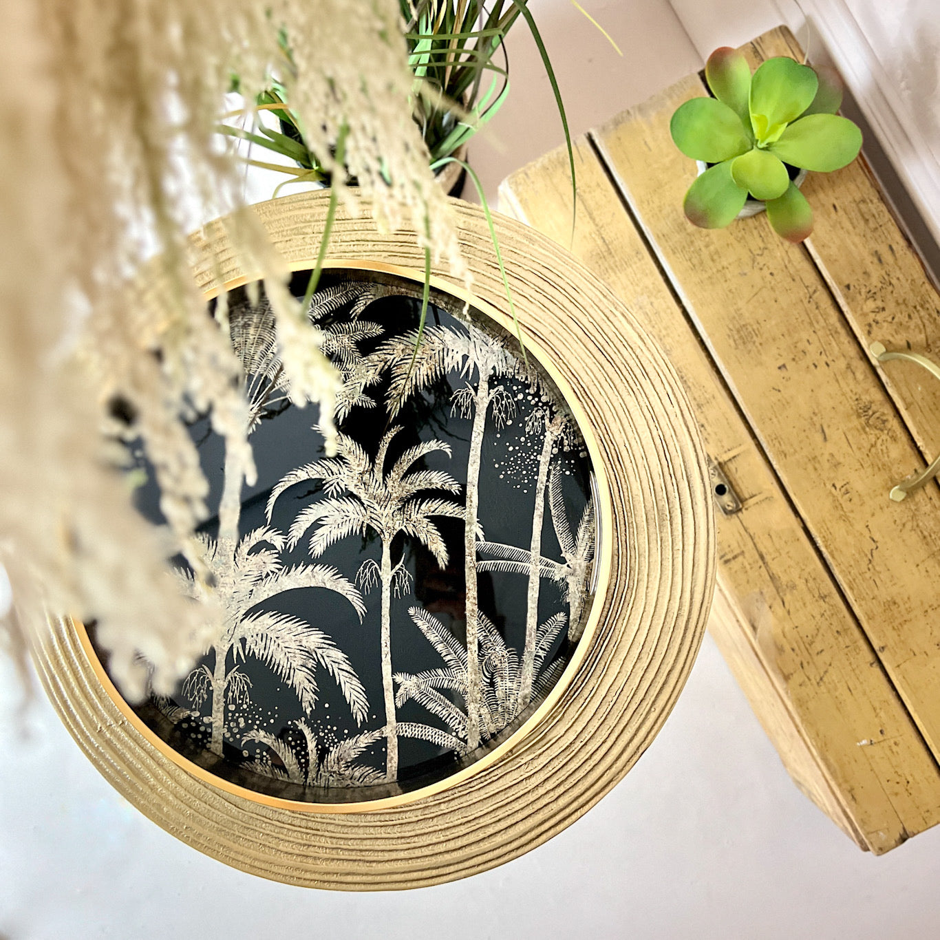 Palm Tree Decorative Tray