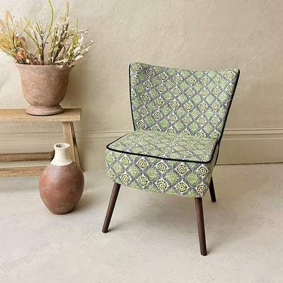 Dabu Print Cocktail Chair - Stardust Mrs Robinson