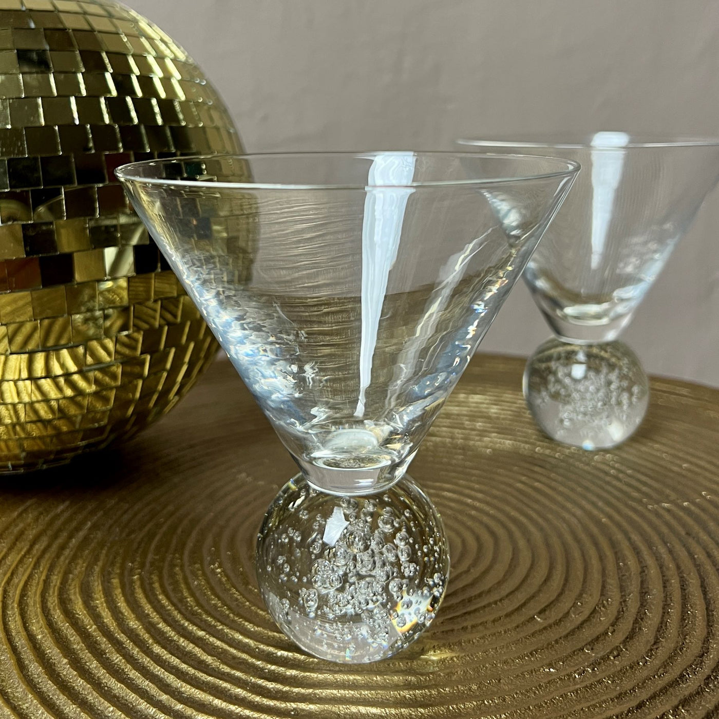 Bubbles Martini Glass-Mrs Robinson