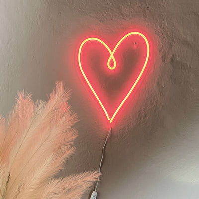 Love Heart Neon Wall Light