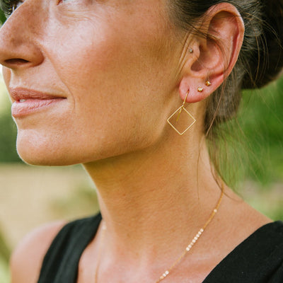 Simple Square Earrings