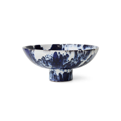 Blue handmade ceramic bowl
