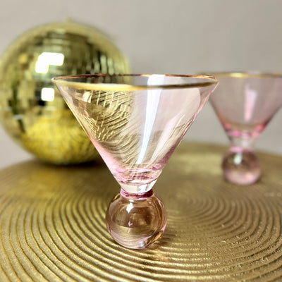 Pink Martini Glass-Mrs Robinson