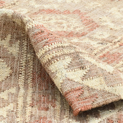 Lapis Hand Woven Jute Kilim Rug detail