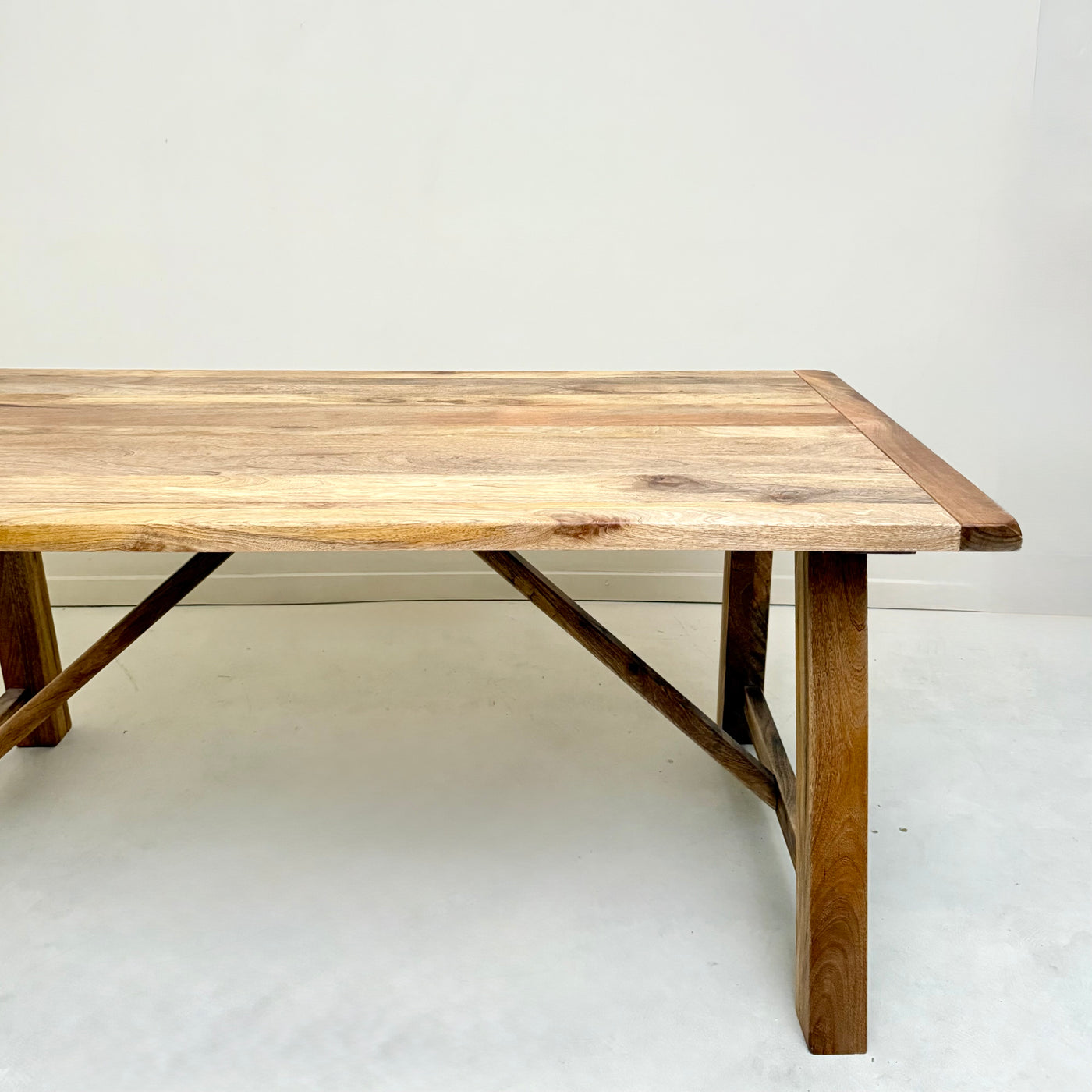 Solid TRESTLE DINING TABLE- Various Sizes