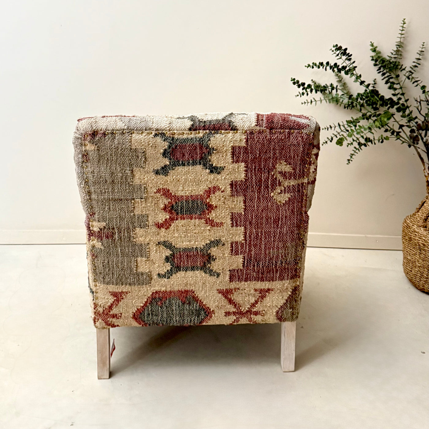 Kilim armchair -Mrs Robinson