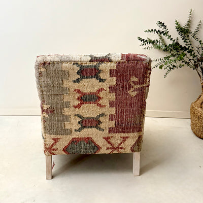 Kilim armchair -Mrs Robinson