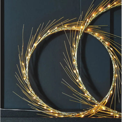 Gold Halo Wreath -45cm