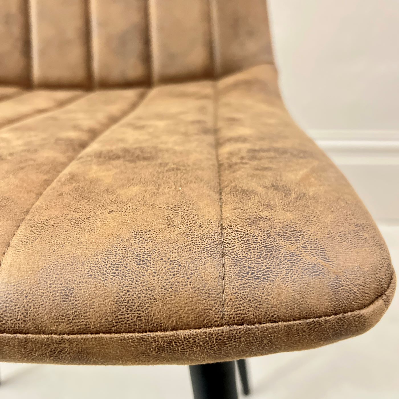 Hadlow Dining Chair- Brown-Mrs Robinson-Detail