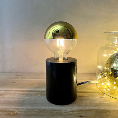 Black Marble Lampbase-Dimmable