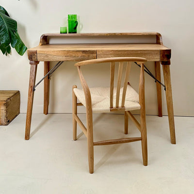 Chulsa Light Wood Desk with Chair-Mrs Robinson