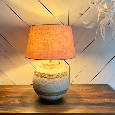 Mora Seagrass Table Lamp Base-Mrs Robinson