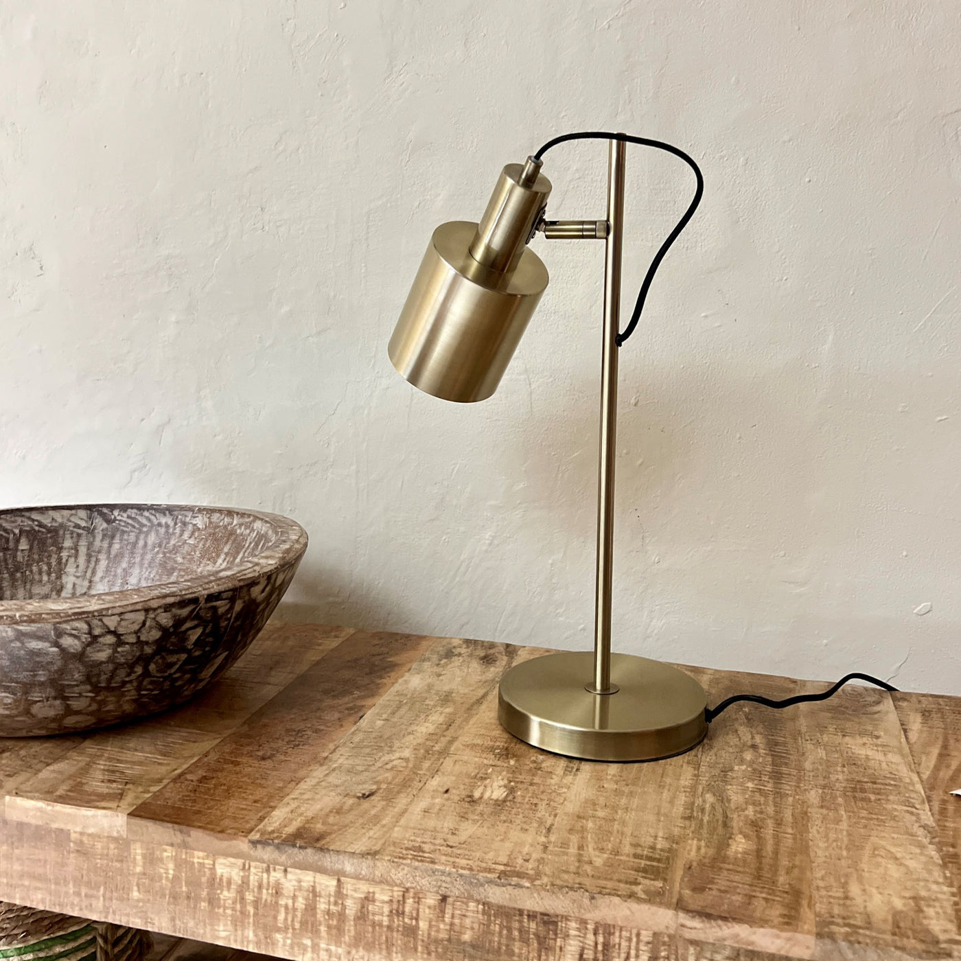 Brass Metal Desk Lamp-Mrs Robinson