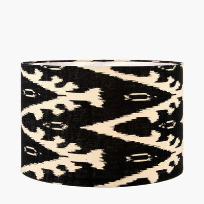 Ikat Cylinder Shade-Black