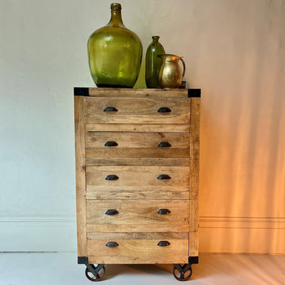 Jiya Chest of drawers on Wheels- Mrs Robinson 2