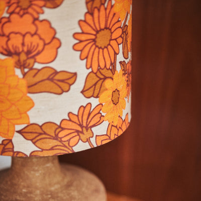 Marigold Lamp Shade - Orange detail