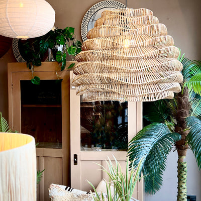 XL Dahara Hanging Rattan  Shade - 70cm