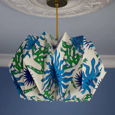 Orbit Paper Light Shade - Fire Salamander