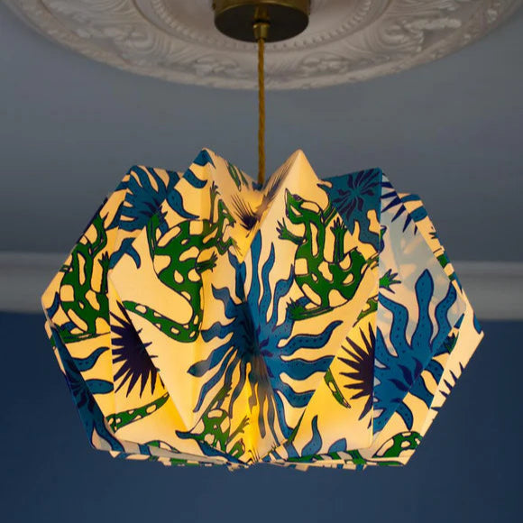 Orbit Paper Light Shade - Fire Salamander