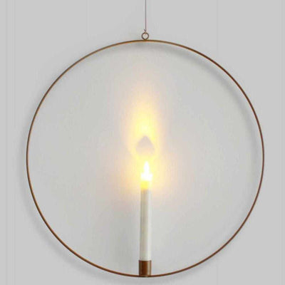 LED candle ring-large