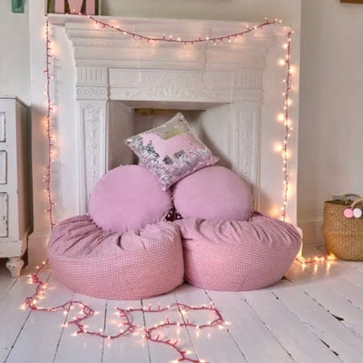 Pink fairy lights -battery