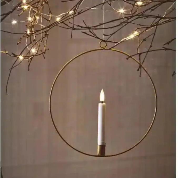 Hanging  LED Candle ring small