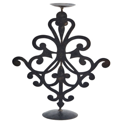 Recycled Iron Candle Stand