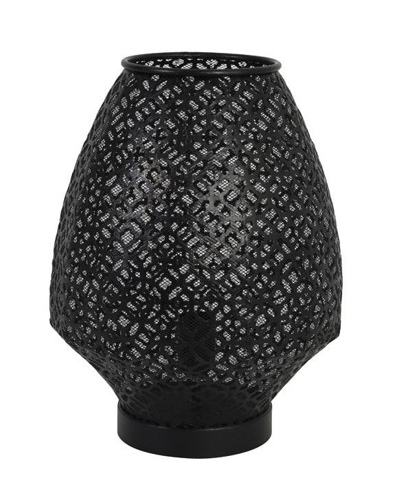 XL Moroccan Lamp Matt Black - Mrs Robinson