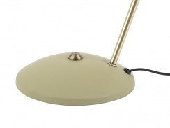 Table lamp Hood metal matt olive green